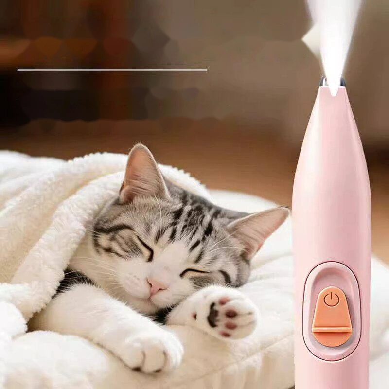 Electric silent pet foot hair trimmer for cats and dogs